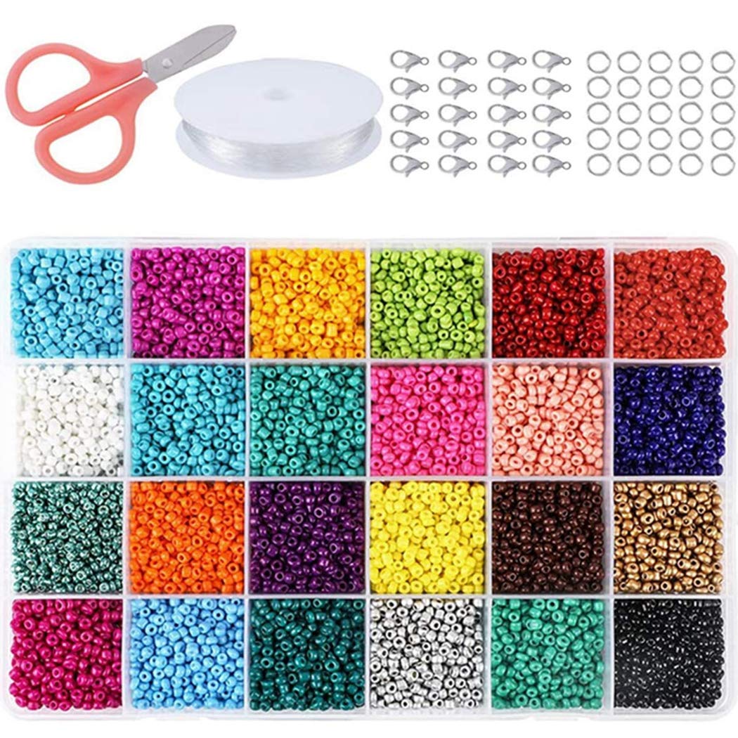 SOWUNO Bead Bracelet Kit Innovative Bracelet Necklace Accessories Assorted DIY Fun Bead Jewelry Set Jewelry Making Kit