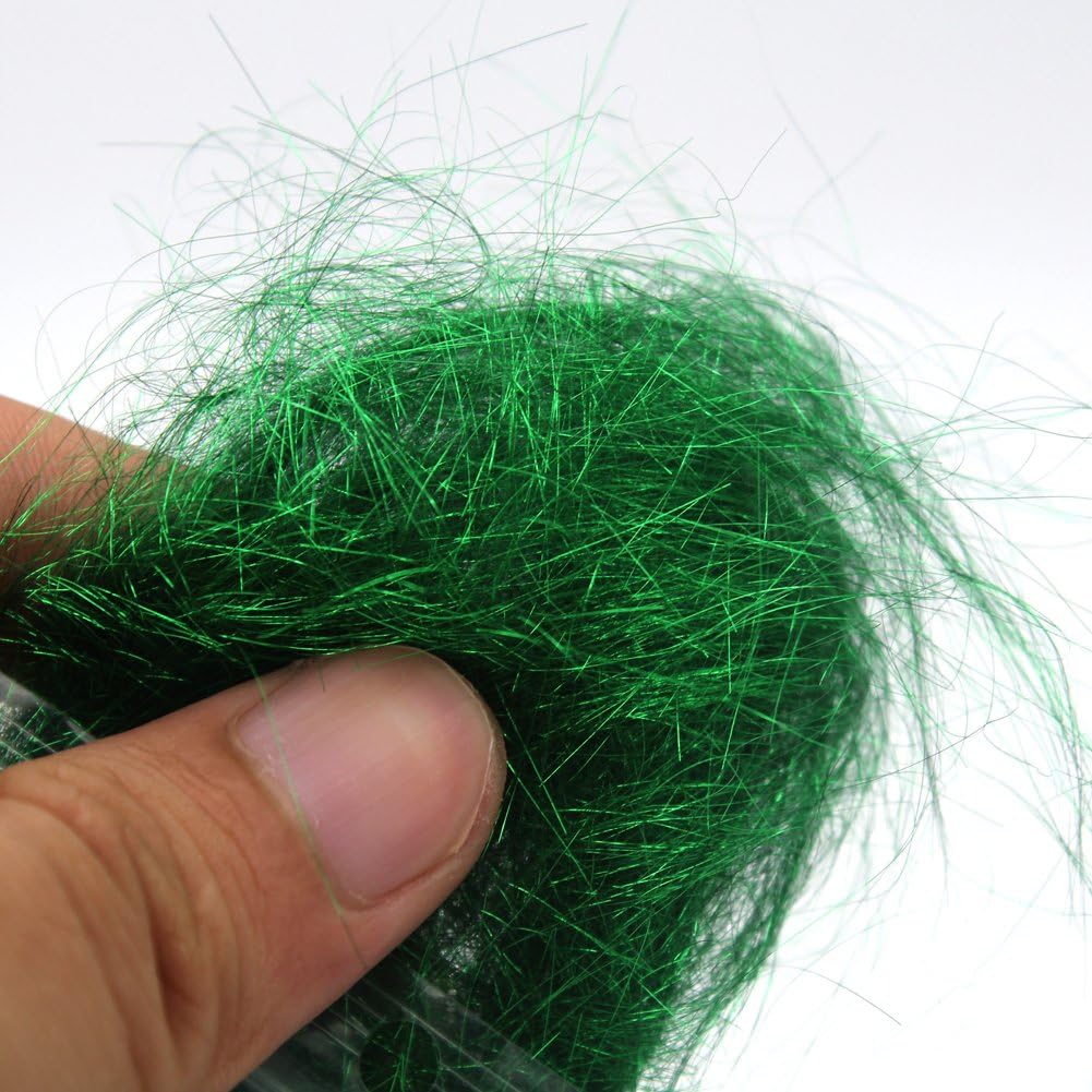Ice Dubbing /Shaggy Dubbing Sparkle Translucence Gleamy Dub Fly Fishing Tying Material For Flash Insect Baits (Green)