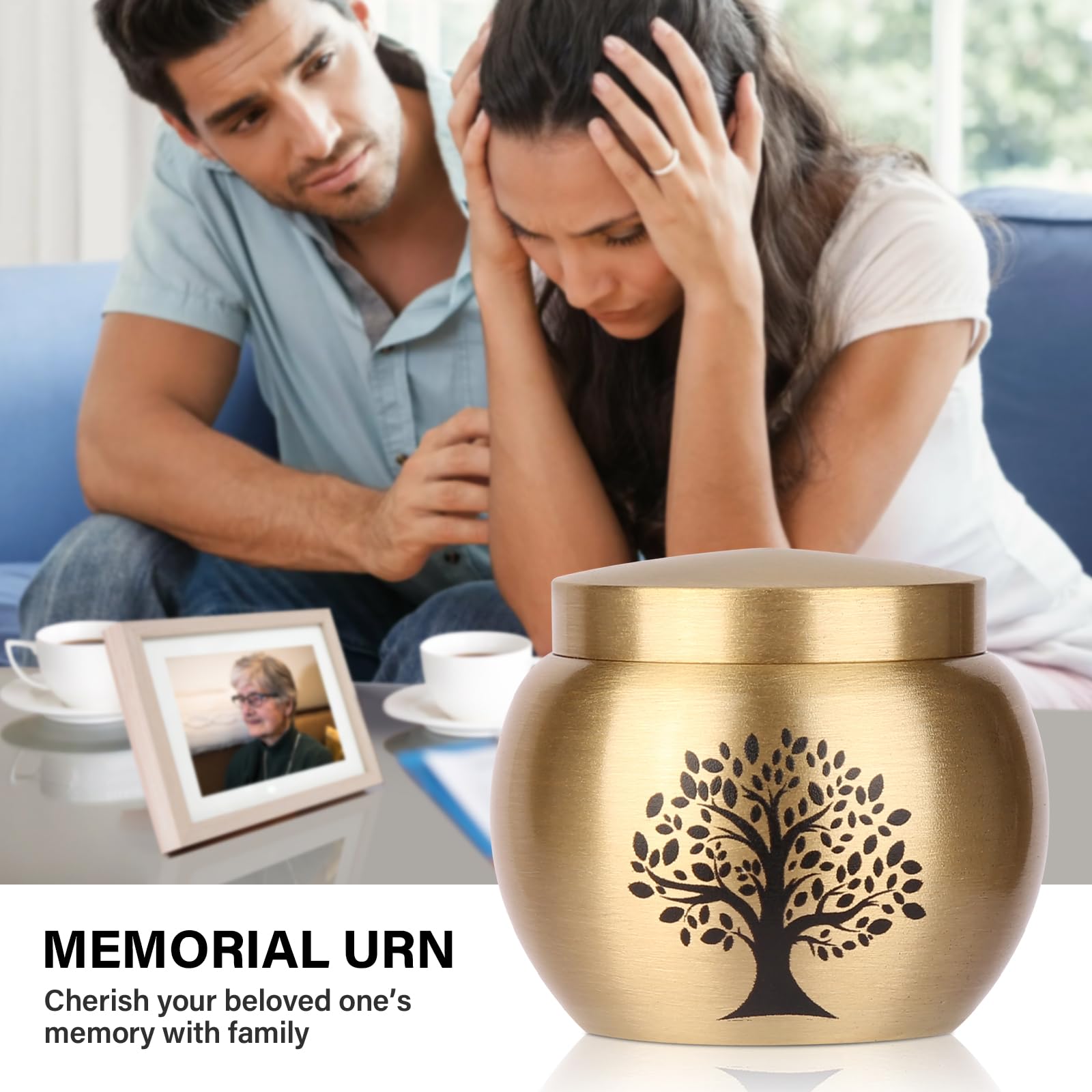 Patscorai Set Di 5 Mini Urne In Ceramica Per Ceneri – Piccole Urne Funerarie Con Coperchio Ermetico, Ricordo Per Umani O Animali Domestici