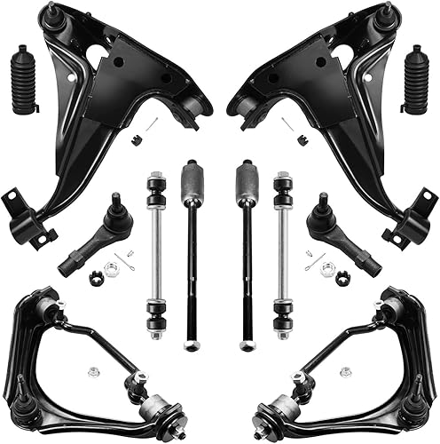 Miniatura 70 de Detroit Axle - Kit de suspensión frontal de 12 piezas para Toyota Corolla 2003 2004 2005 2006 2007 2008, 2 brazos de control inferiores, 2 rótulas