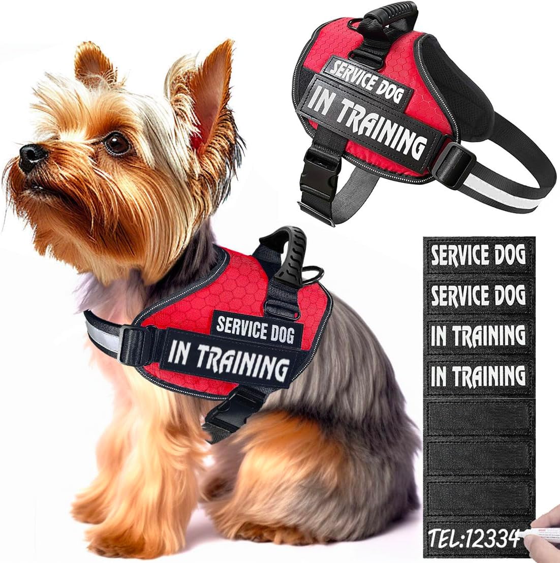 Service Dog Vest,8 Dog Patches No-Pull Service Dog Nigeria Ubuy