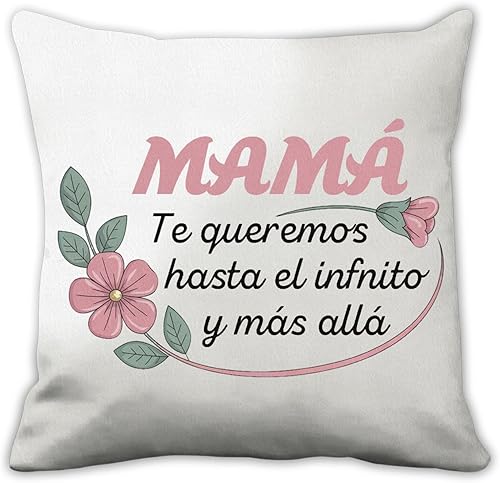 Best Presents for Moms Zipper Pillow Covers 18X18 Regalos para Mamá Día De La Madre Regalos De Cumpleaños para Mamá Birthday Valentines Day Gifts