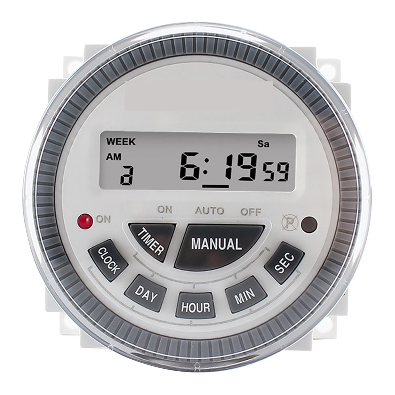 1 Second Interval Time Relay LCD 7 Days Weekly Programmable Digital Timer Switch