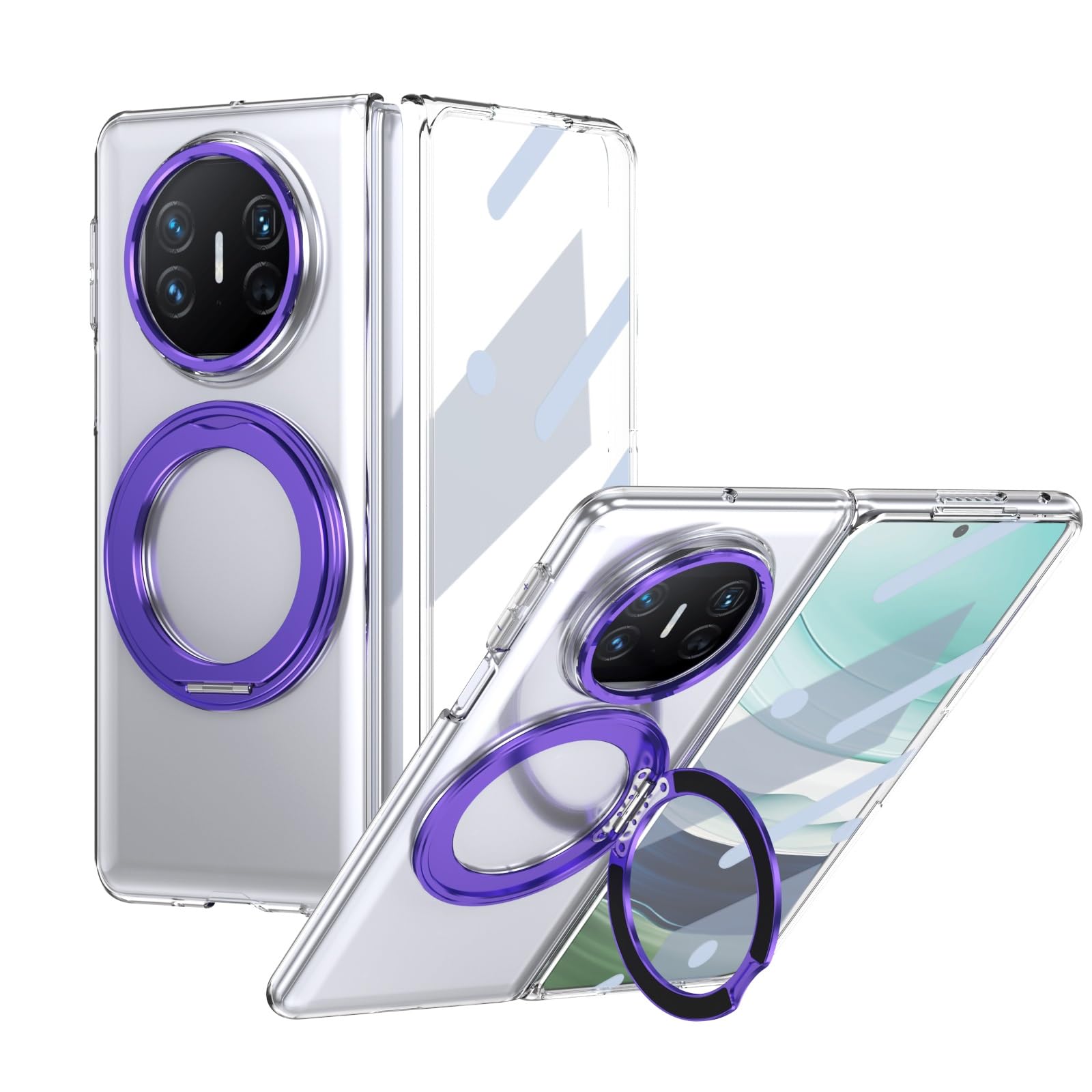 Coque Huawei Mate X3 de protection intégrale avec support bague - 8