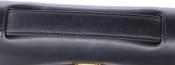 Pre-Loved Bee Clutch Leather, Black