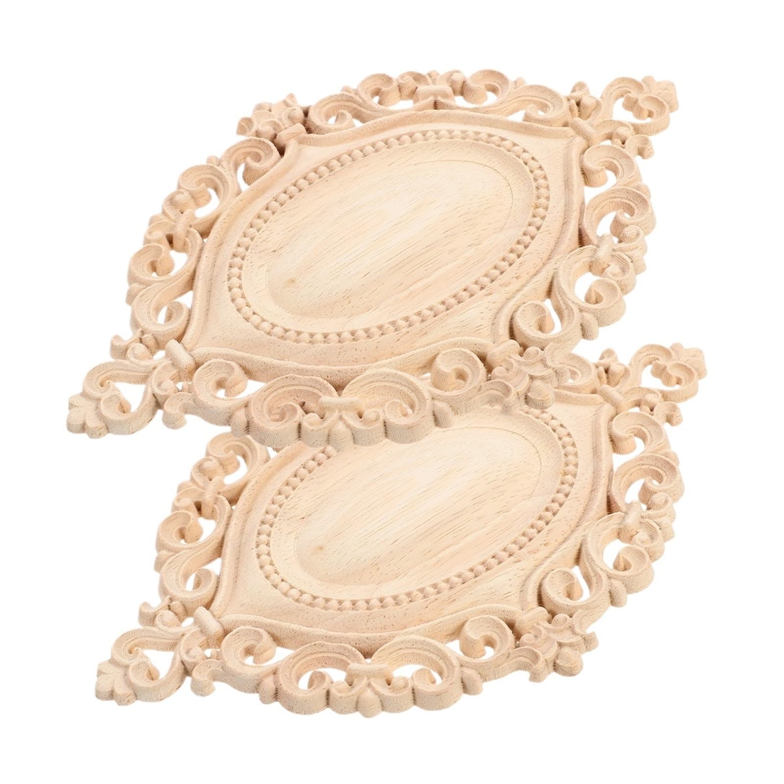 Apliques de flores talladas en madera para decorar muebles de dormitorio y puertas de armarios