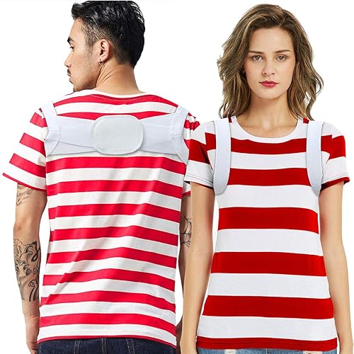 Miniatura 6 de Corrector de postura para mujeres y hombres, soporte de espalda, alivio del dolor, soporte de hombro, enderezador de espalda ajustable para columna