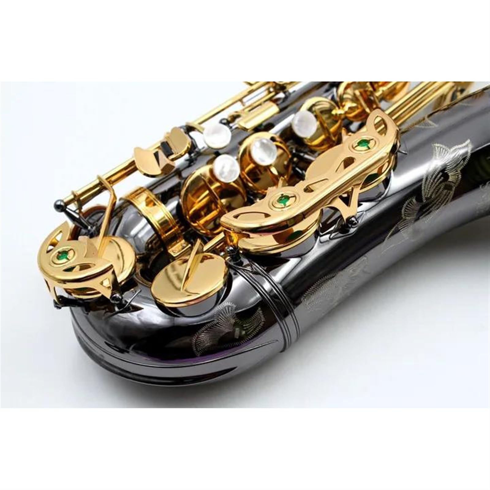 Saksofon Altowy Mosiądz Czarny Nikiel Złoto Eb Tune Sax Instrument Muzyczny Z Etui profesjonalny Saksofon