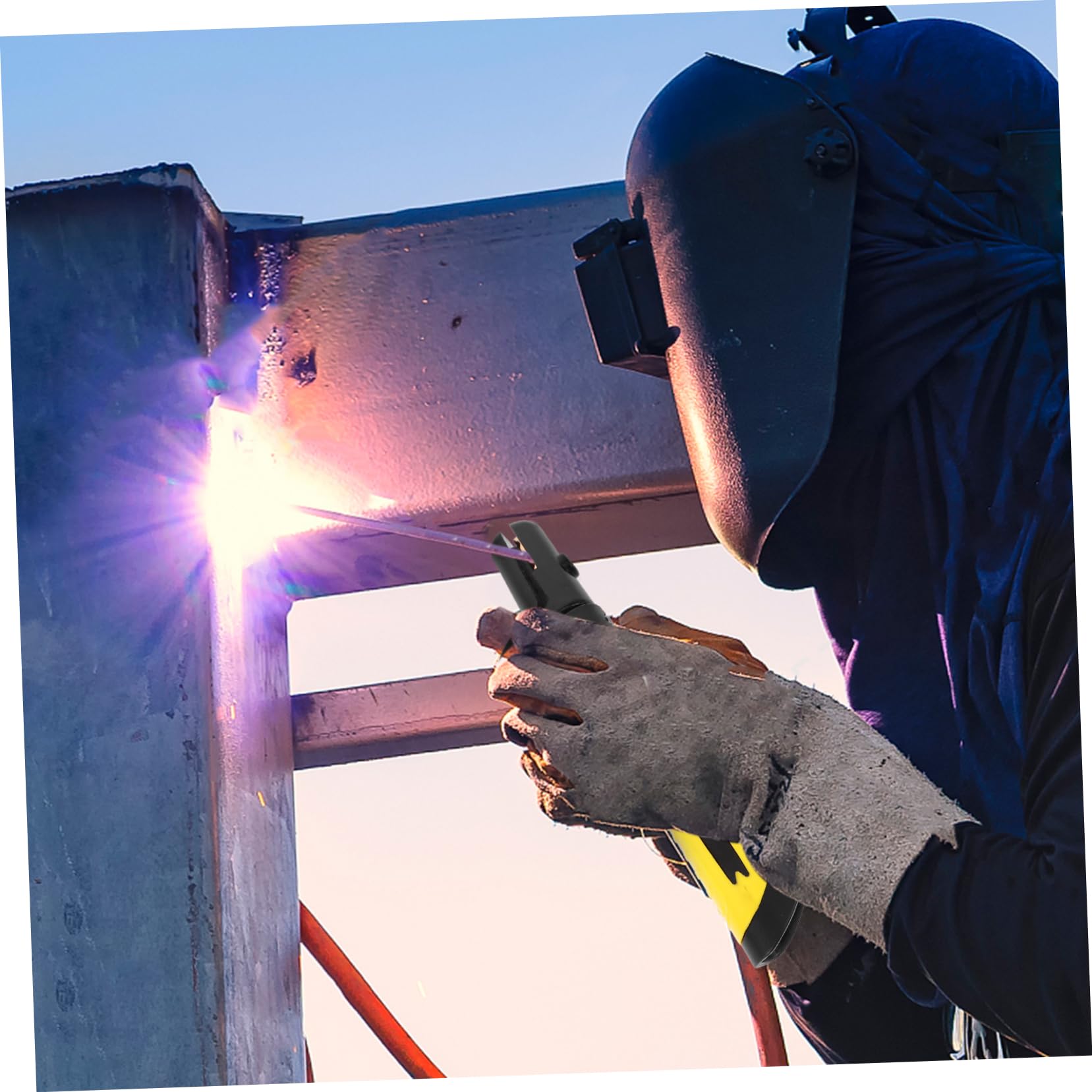 FUNOMOCYA Ergonomic Welding Machine Holder Jaw Holding Pliers Welding Clamp Stick Pliers for Welding