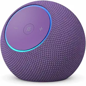 Apresentamos o Amazon Echo Dot Max (Geração mais recente), smart speaker com Alexa, som envolvente e hub de casa inteligente integrado, ideal para sua sala de estar, Cor Roxa