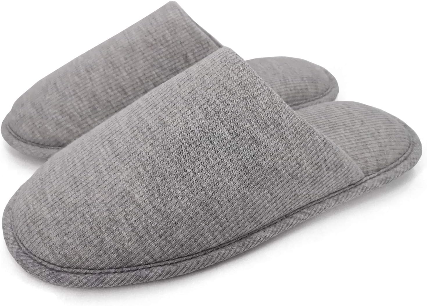 Mens Cozy Memory Foam Cotton Home Slippers Indoor Washable Slip on Bedroom Shoes Lightweight Non Slip Rubber Sole