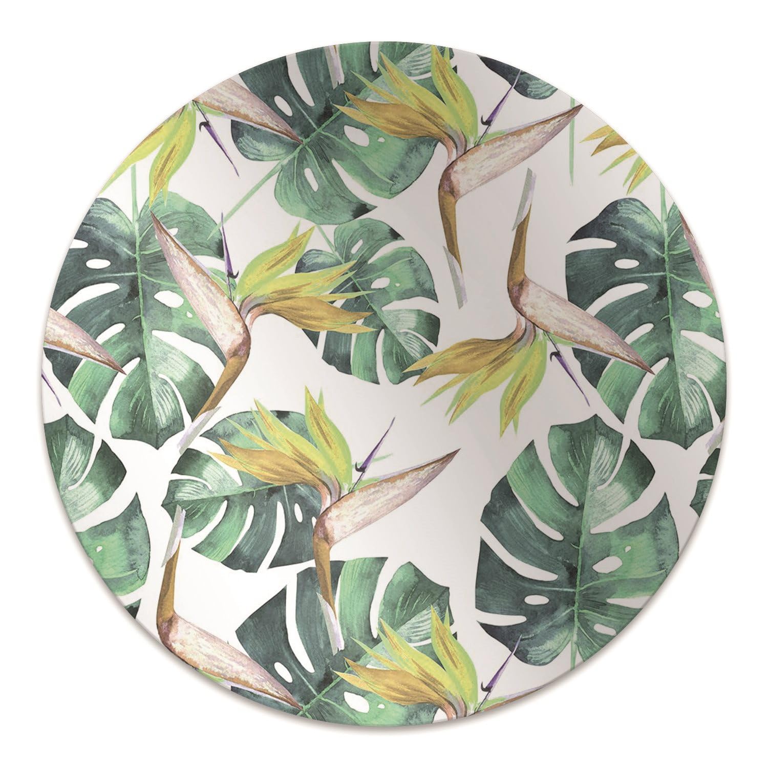Tapis chaise de bureau vert exotique pour protéger le parquet de la maison des mouvements