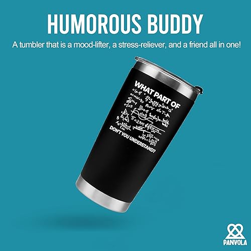 Miniatura 2 de Panvola What Part of Don't You Understand Engineer Gifts - Vaso de acero inoxidable con aislamiento al vacío para profesores de matemáticas