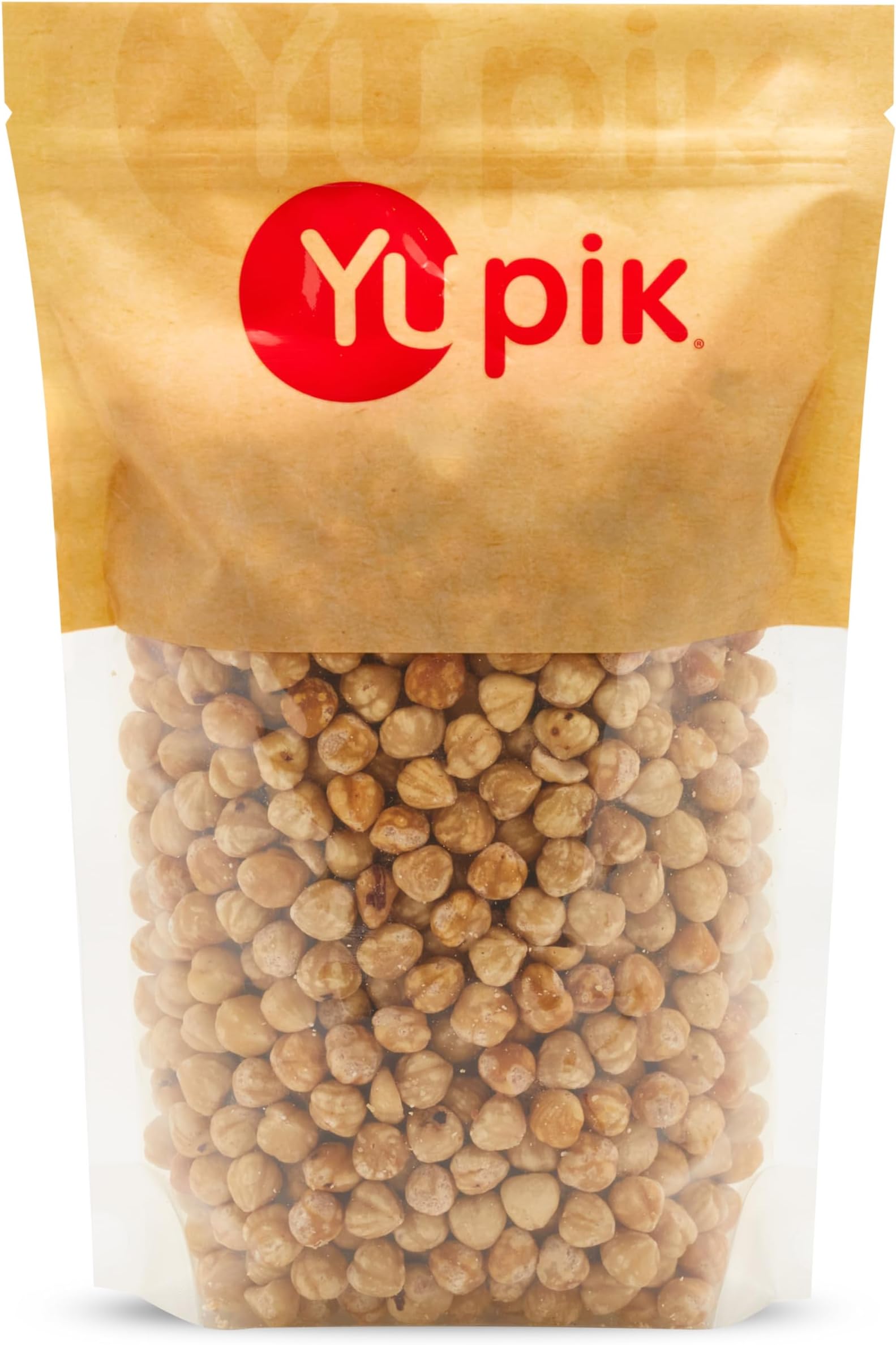 Yupik Dry Roasted Unsalted Hazelnuts, 2.2 lb (35.2 oz), Gluten-Free, Kosher, Vegan, Filberts, Unsalted, Oil-Free, Crunchy Nuts, Source of Fiber & Iron, Healthy Snacks, For Baking & Nut Butters