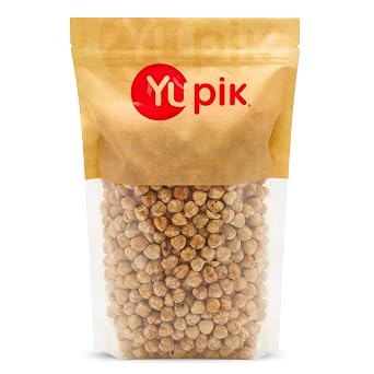 Yupik Dry Roasted Unsalted Hazelnuts, 2.2 lb 35.2 oz, Gluten-Free, Kosher, Vegan, Filberts, Unsalted, Oil-Free, Crunchy Nuts, Source of Fiber & Iron, Healthy Snacks, For Baking & Nut Butters