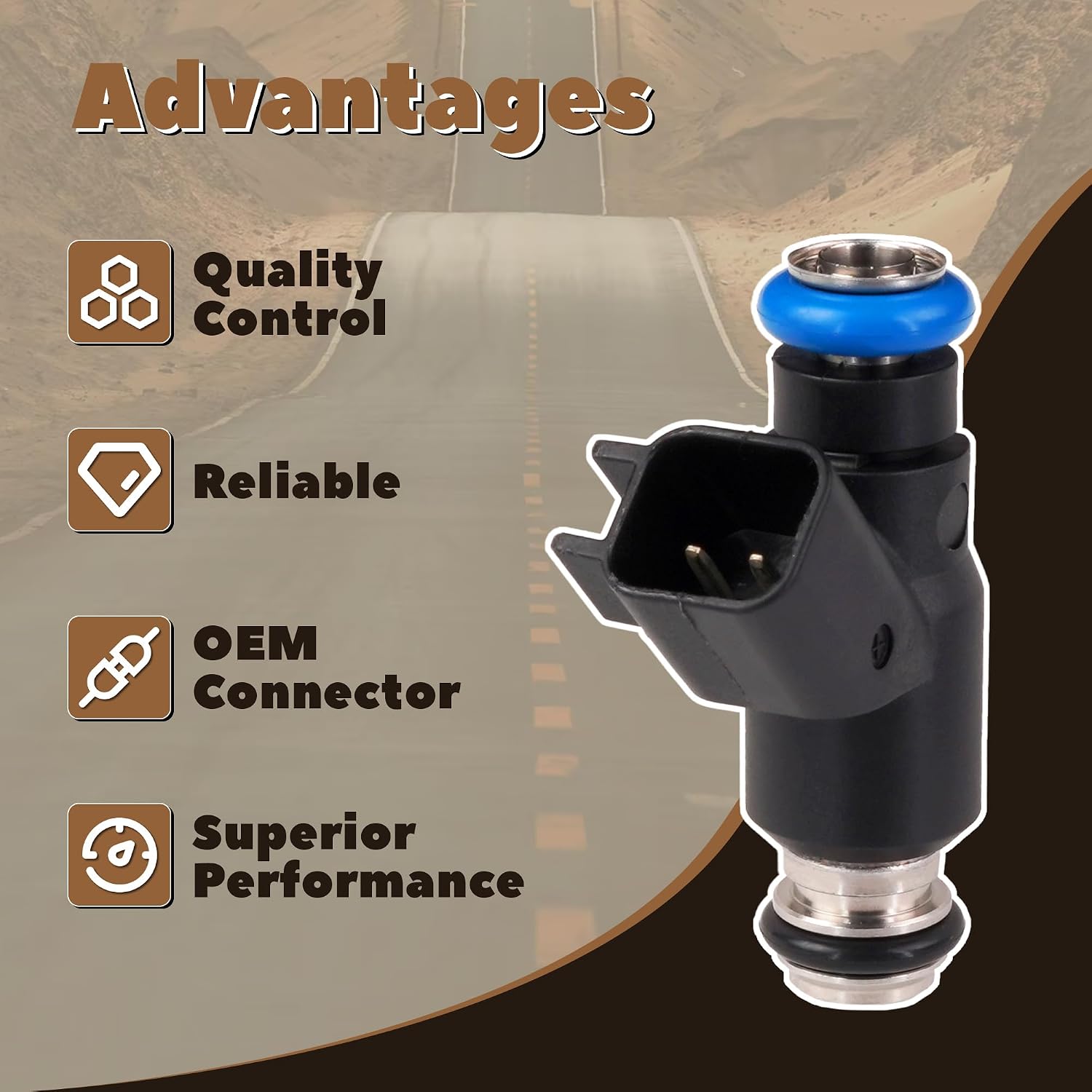 Fuel Injectors for-Chevy Avalanche Suburban Silverado 1500 Express 1500 2500 3500 Tahoe for-GMC Sierra 1500 Savana 1500 2500 3500 Yukon 12613411 FJ1061 FJ10735