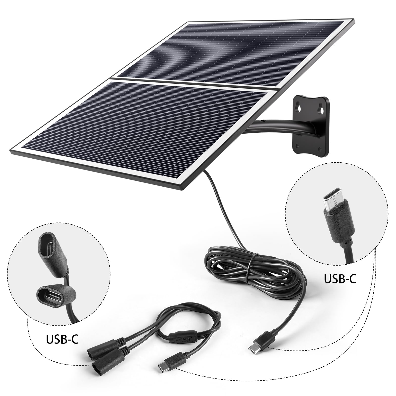 EZVIZ BC1c Pro 4K Kit met Zonnepaneel | Slimme buitencamera Zwart