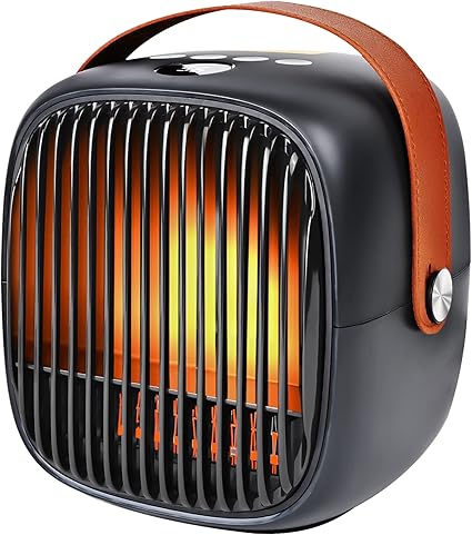 Review Space Heater for Indoor Use – Halikao Simulated Flame Effect Electric Fireplace Heater for Home, Office, and Bedroom with Thermostat, Energy Saving, 8H Timer, Fast Heating and Tip-over Protection Review Space Heater for Indoor Use – Halikao Simulated Flame Effect Electric Fireplace Heater for Home, Office, and Bedroom with Thermostat, Energy Saving, 8H Timer, Fast Heating and Tip-over Protection