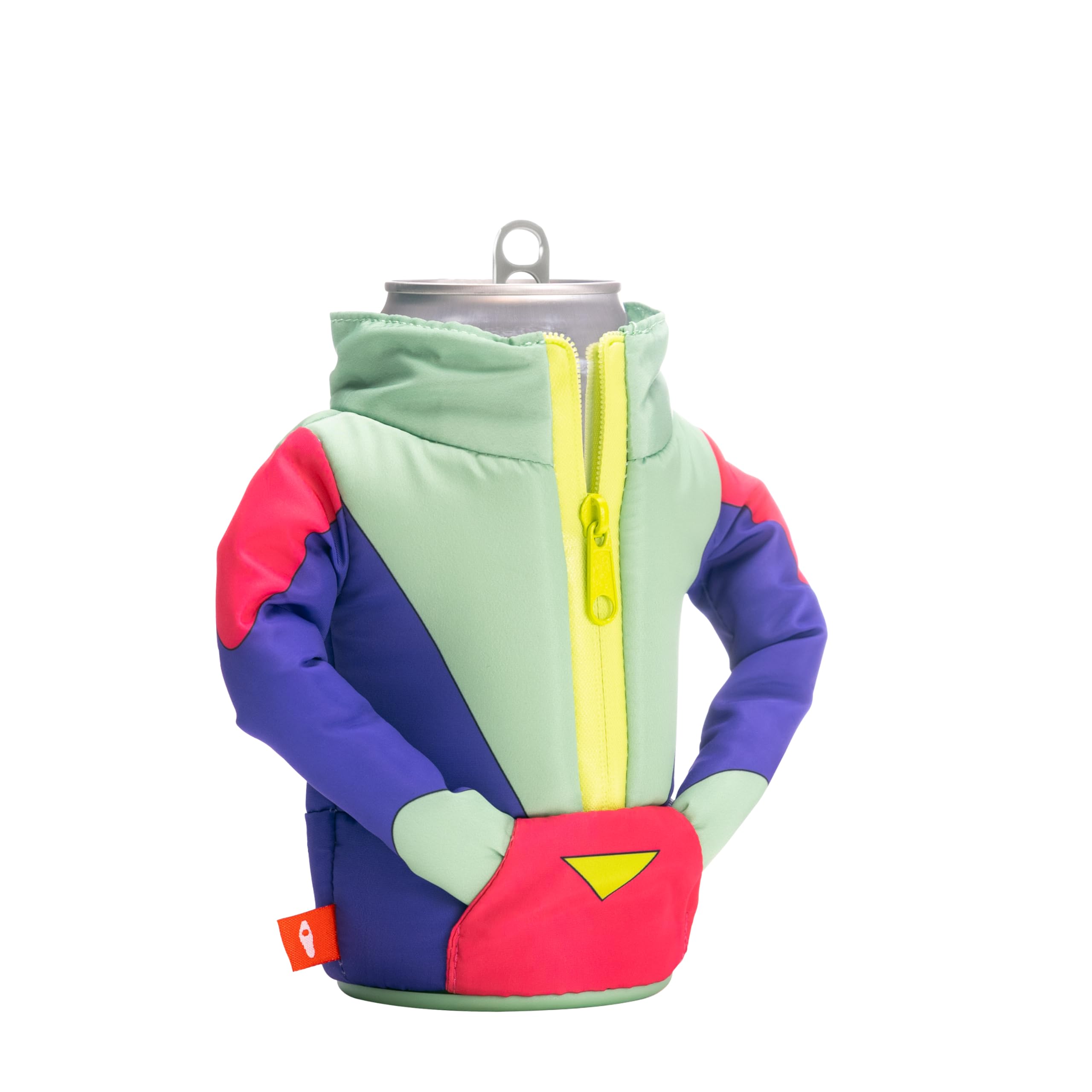 Puffin - The Miller Ski Jacket - Insulated 12 oz Can Cooler I Beer Bottle & Soda Can Insulator, Keep Drinks and Beverages Cold - Purple