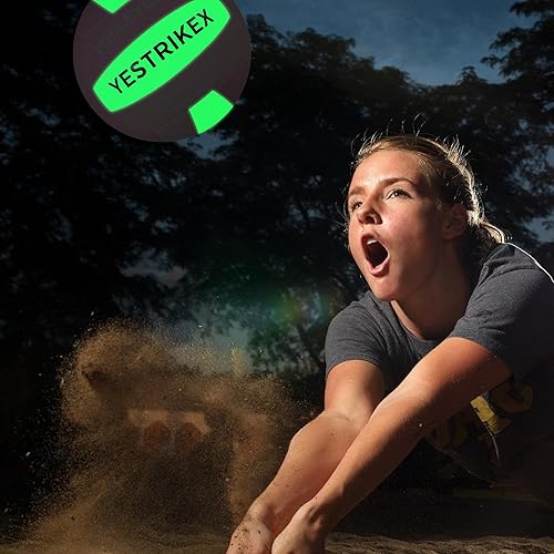 Miniatura 3 de Bola de voleibol de tamaño oficial 5 que brilla en la oscuridad, pelota de voleibol nocturna fluorescente suave para interiores y exteriores, regalo