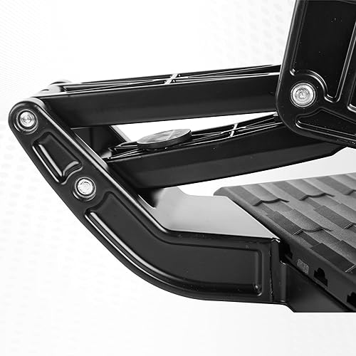 Miniatura 6 de ASOPARTS Escalón de la plataforma trasera compatible con Toyota Tacoma 2012 2013 2014 2015 2016 2017 2018 2019 2020 2021 2022 2023 escalón plegable