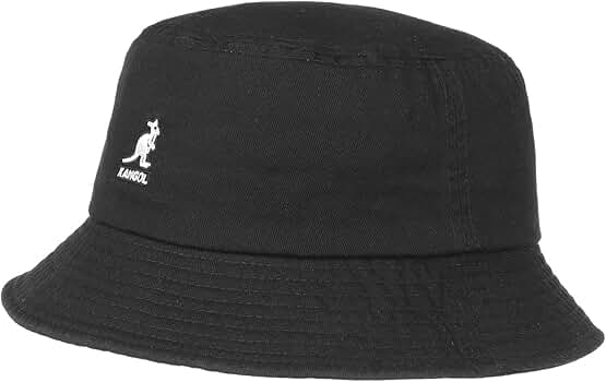 Kangol Washed Bucket Hat for Men and Women, Novelty Bucket Hat
