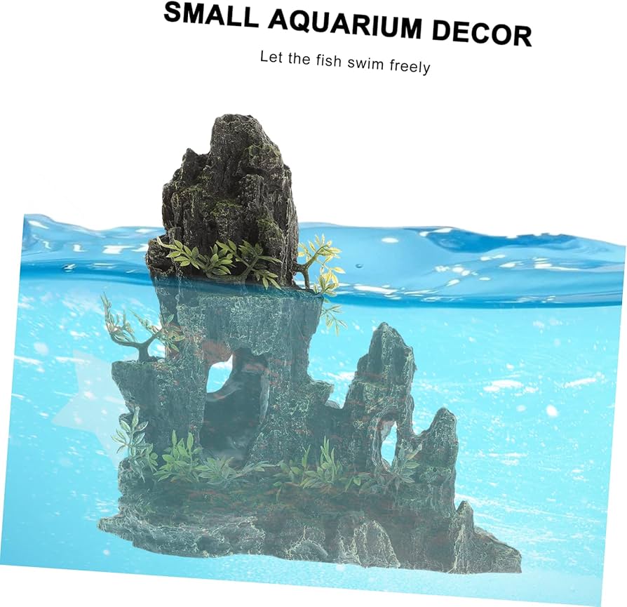 Amazon.co.jp: Beaupretty 水族館の岩場 フェイクロック 水槽岩山