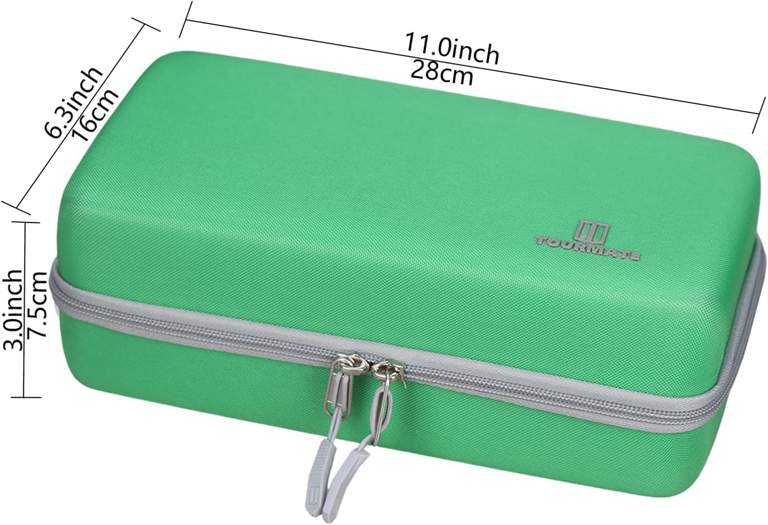 Hard Case for Halo Bolt Air+ 55500mAh/58830 mWh/44400 mWh Portable Emergency Power, Travel Case for HALO Bolt Compact Portable - Vehicle Jump Starter with Air Compressor (Box Only) (Green)