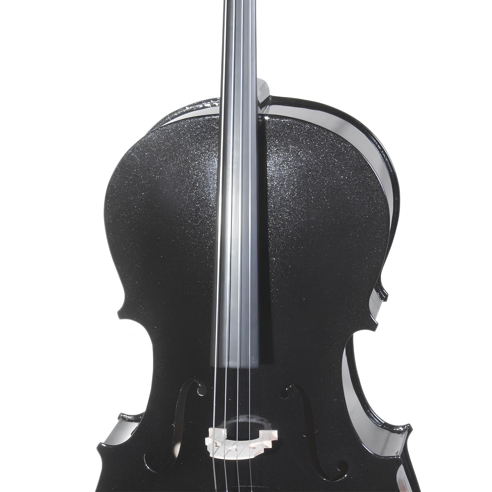 Cecilio 44 Full Size Cello Kit for Beginners Spruce Top Acoustic Cello Cello Kit withBow Stand Rosin Bag Stringed Music Instruments for School Orchestras Performances Black product thumbnail 4