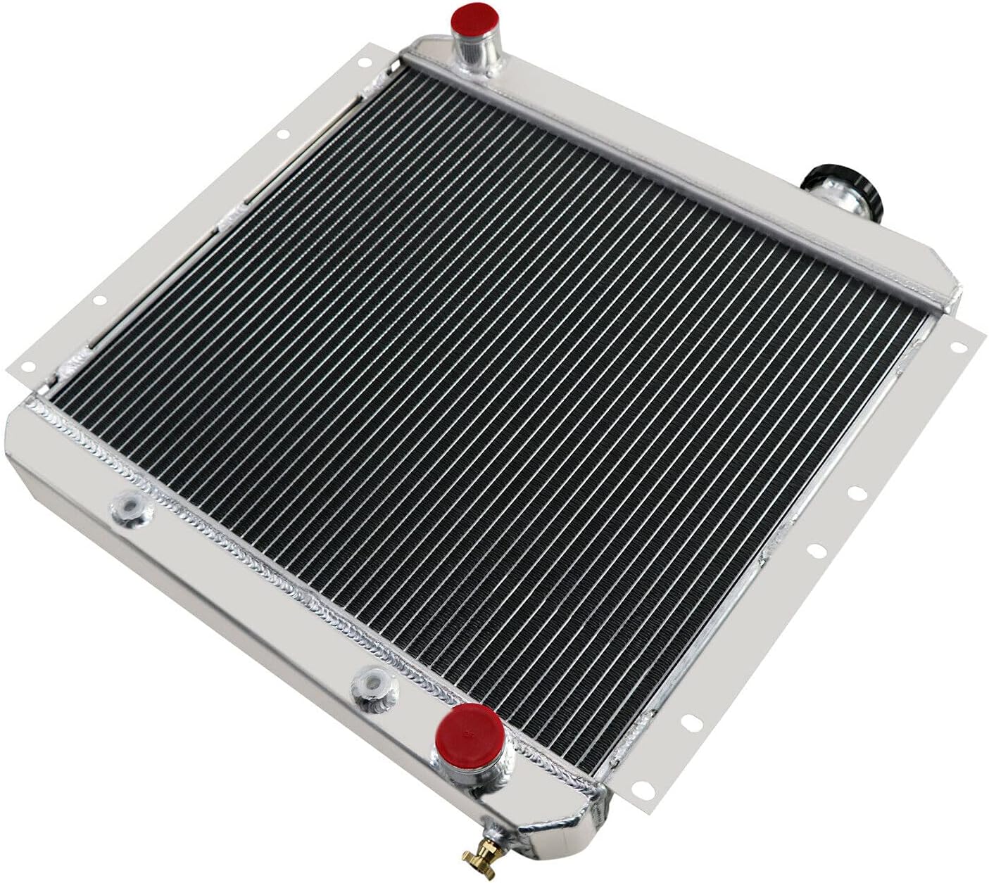 ALLOYWORKS 4 Row All Aluminum Radiator For 1958-1984 Toyota Land Cruiser FJ40 FJ45