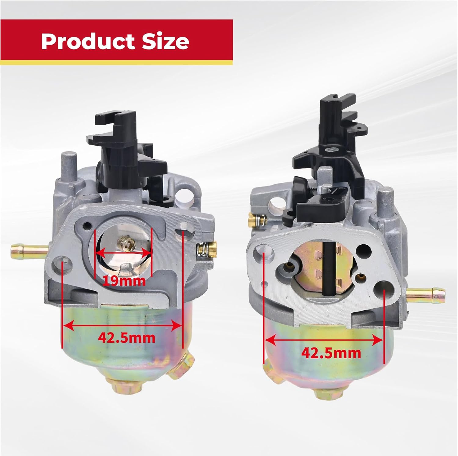 NIMTEK Carburetor for Champion Power Equipment 3500 4000 Watts 196cc 6.5HP Gas Generator with Air Filter Fuel Filter