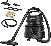 Electrolux, Aspirador água pó, compacto, potente função sopro 1400W 12L total 5L util protetor termico AWD02 220v