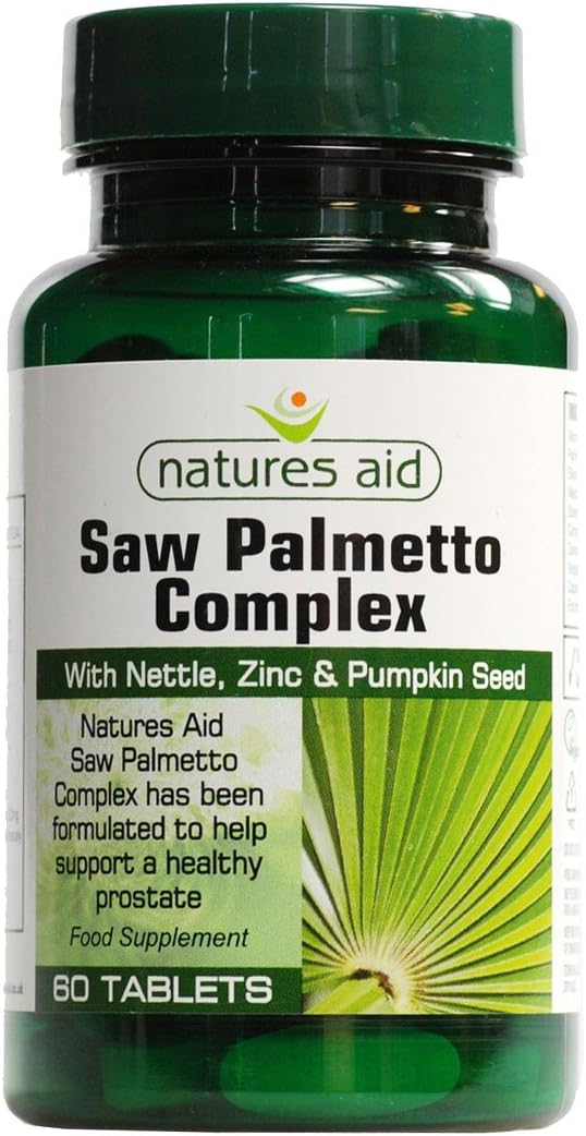 Natures Aid (12 Pack) Saw Palmetto Complex for Men 60's