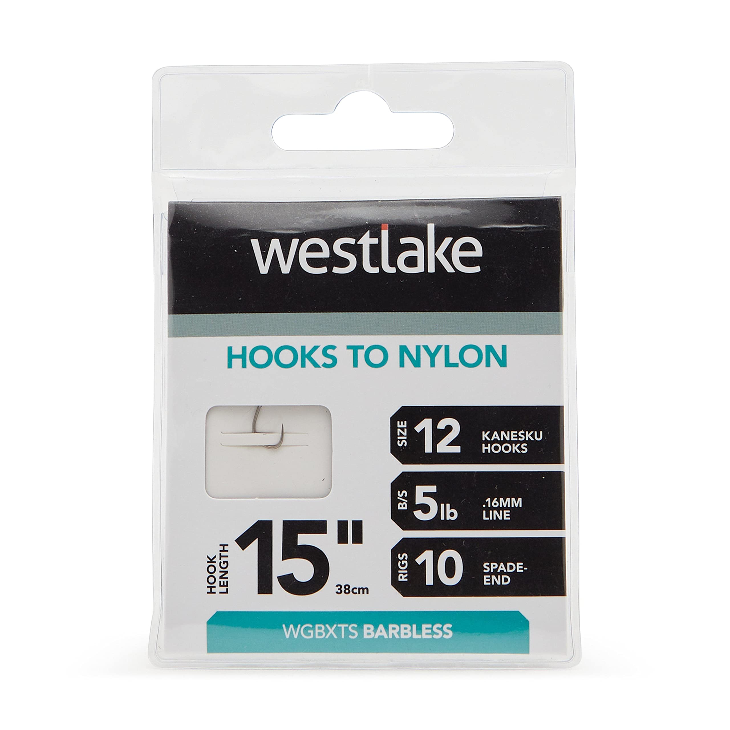New Westlake Barbless Hooks to Nylon (Size 12)