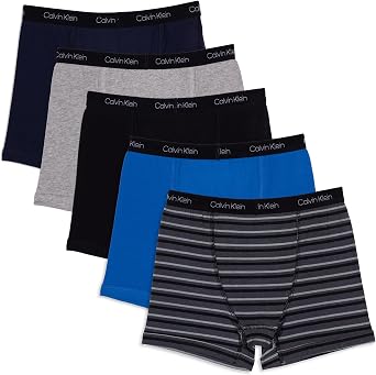 Calvin Klein Kids Boys' Modern Cotton Boxer Brief Underwear 5-Pack