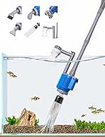 UPETTOOLS Aquarium Gravel Cleaner - Electric Automatic Removable Vacuum Water Changer Sand Algae Cleaner Filter Changer 110V/28W