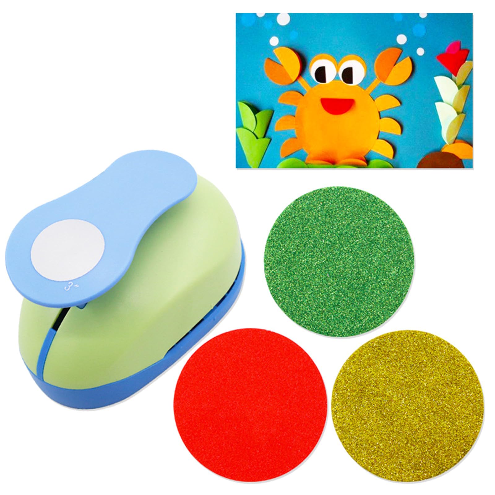 Perforateur rond portable, poignée ergonomique, papier, XXL
