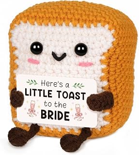 A Little Toast to the Bride, Funny Bridal Shower Gifts for Bride to Be, Bachelorette Party Gifts for Future Mrs, Cute Wedding Keepsake Present for Women, Engagement & Wedding Celebration Gift