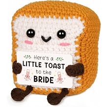 A Little Toast to the Bride, Funny Bridal Shower Gifts for Bride to Be, Bachelorette Party Gifts for Future Mrs, Cute Wedding Keepsake Present for Women, Engagement & Wedding Celebration Gift