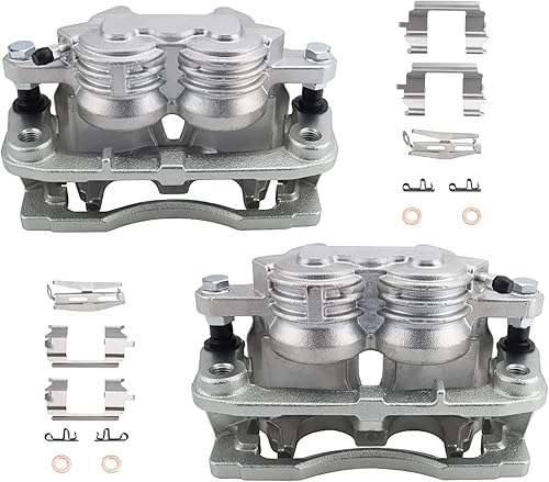 DRIVESTAR 18B4799A 18B4798A Pinza de freno delantero, compatible con Buick Rainier 2004-05, Chevrolet SSR 2006/2002-05 Trailblazer, 2002-05 GMC