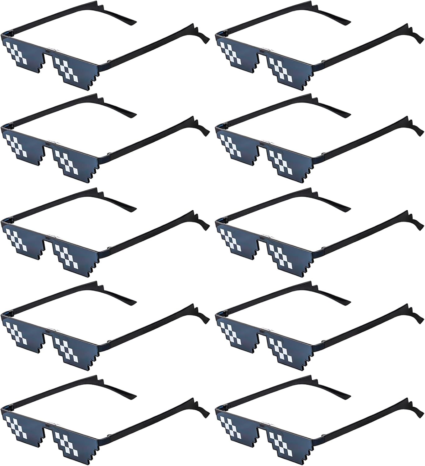 KIMOBER 10 Pack Sunglasses,Black...