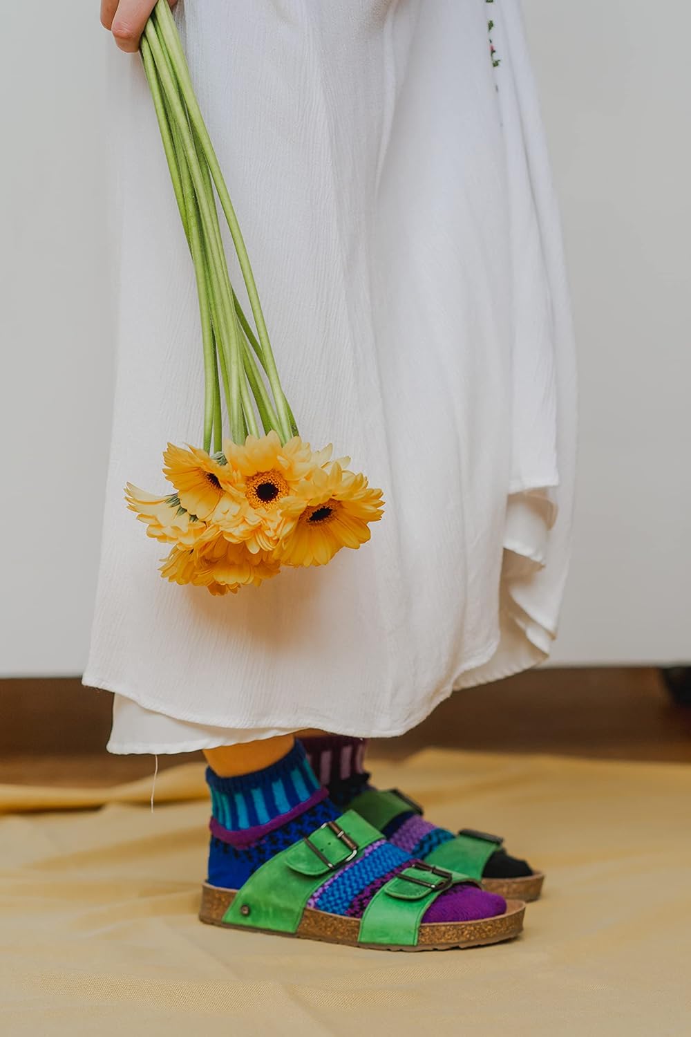 Solmate Socks Mismatched Quarter Length Socks for Women/Men, USA Made with Recycled Yarns - Image 4