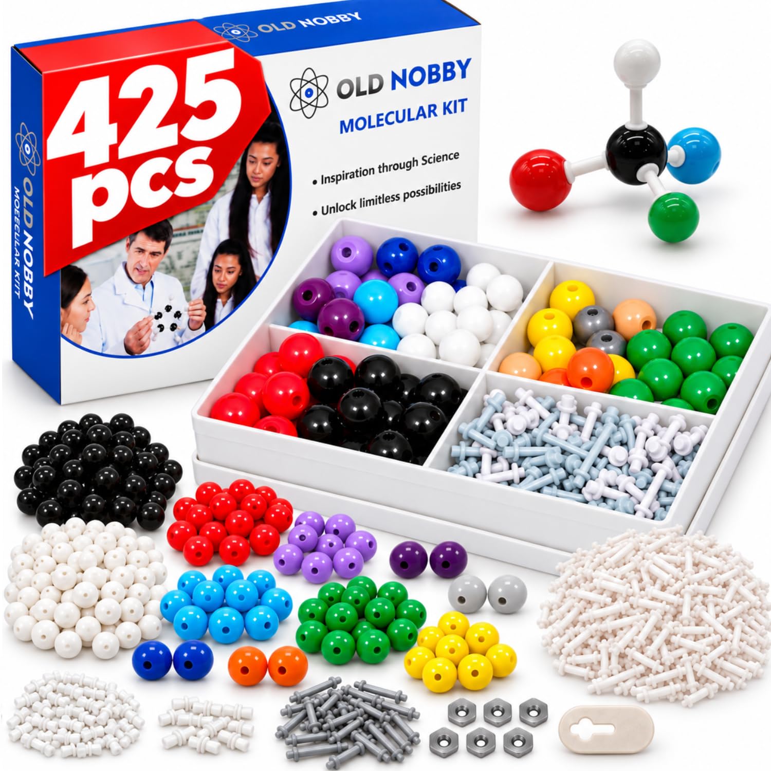 Organic Chemistry Model Kit - Learn Molecular Structures -10