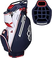 Sun Mountain 2025 Maverick 14-Way Golf Bag: Lightweight 9-Pocket Cart & Walking Bag with Full-Length Dividers