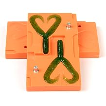 Soft Plastic Molds Lure Making Injection Molds Fishing Lures Creature Tail 3'' Two Cavity