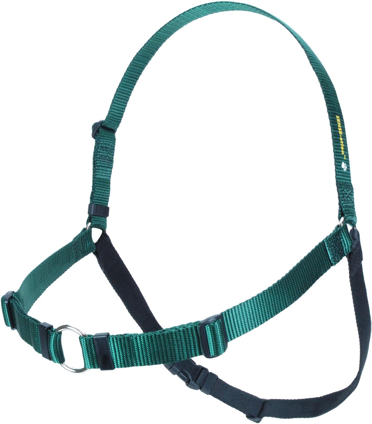 The Original Sense-ation No-Pull Dog Training Harness (Black, Large Wide)