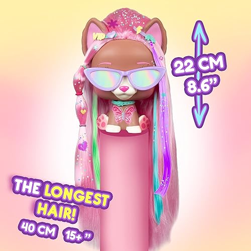 Miniatura 4 de IMC Toys Color Boost - Mega VIP Pet Nyla | Cabezal de peinado, más de 30 accesorios, niños a partir de 3 años, multicolor
