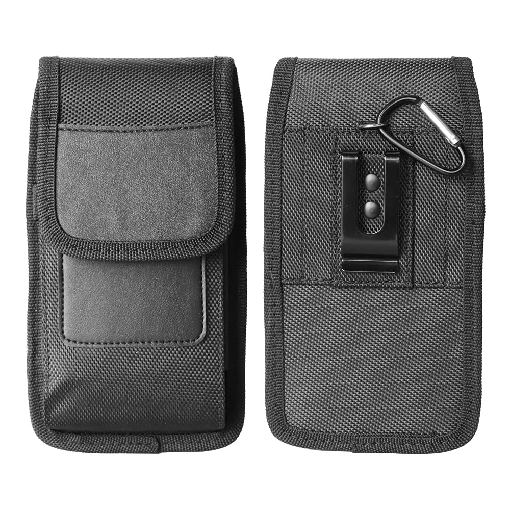 Funda para teléfono celular con clip para cinturón para iPhone SE/6/6s/7/8/X/XR/XS/11/11 Pro/12/12 Mini/12 Pro, para Samsung Galaxy S5/S6/S7/S8/S9/S10/S20/S21/J3/J7/A10e, para LG, Motorola