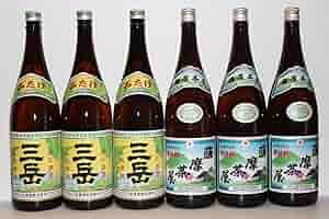 プレミアム焼酎 三岳 3本 薩摩茶屋 3本 本格焼酎 25% 1800ml プレミアム焼酎 三岳 3本 薩摩茶屋 3本 本格焼酎 25% 1800ml