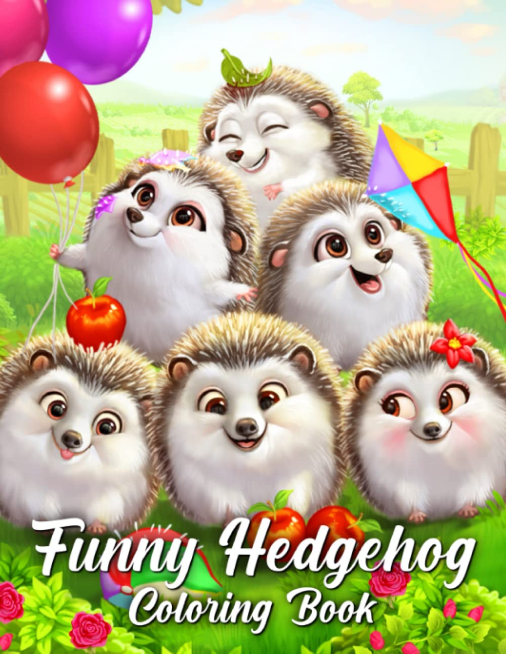 Funny Hedgehog Coloring Book: Encourage Imagination For All Ages With 50 Dog Pictures For Coloring | Anxiety Relief And Creativity Gifts